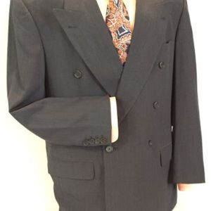 Hugo Boss Luxurious Blue-Gray Double-Breasted Suit